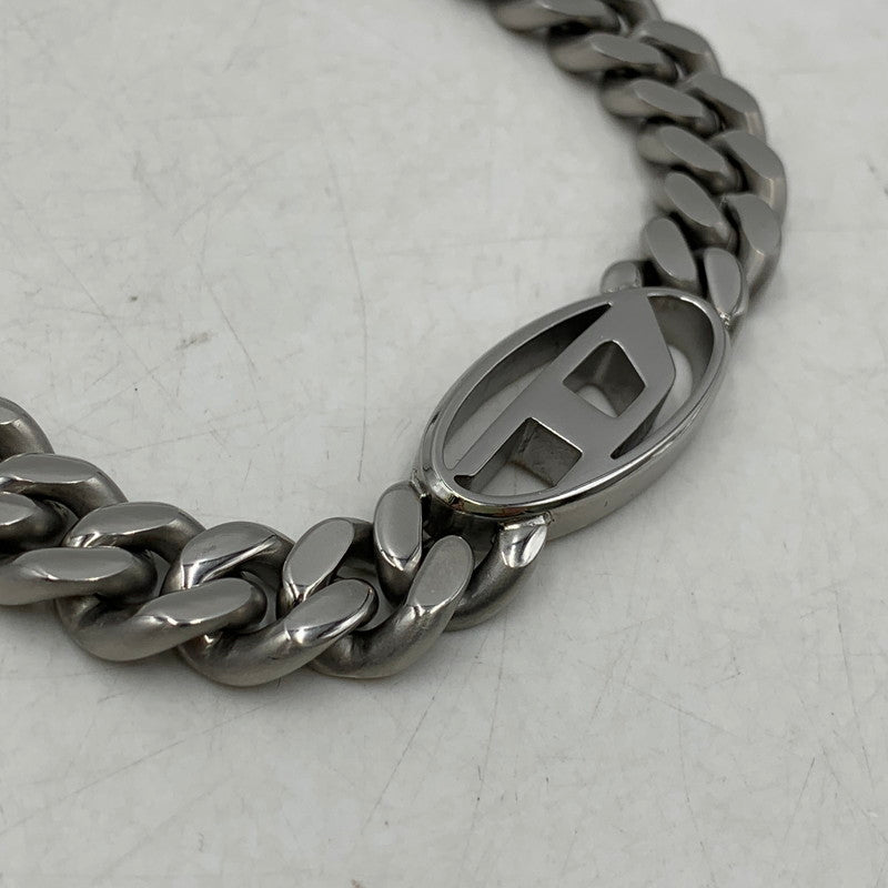 【中古品】【メンズ】 DIESEL ディーゼル DX143300DJW STAINLESS CHOKER NECKLACE アクセサリー ネックレス 192-250904-rk-05-izu カラー：シルバー 万代Net店