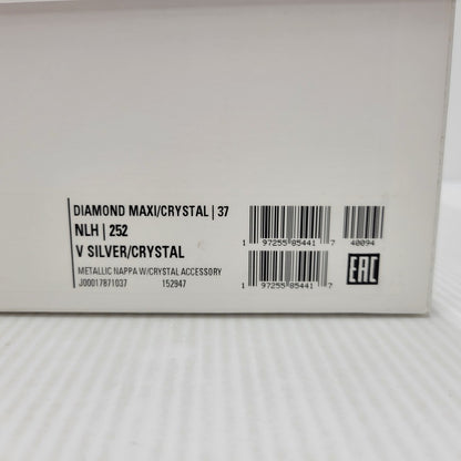 【中古品】【レディース】 JIMMY CHOO ジミーチュウ DIAMOND MAXI ダイヤモンドマキシ 靴 シューズ サンダル クロッグ 183-250902-ma-19-izu サイズ：37 カラー：シルバー 万代Net店