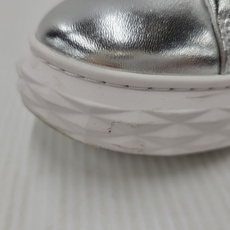 【中古品】【レディース】 JIMMY CHOO ジミーチュウ DIAMOND MAXI ダイヤモンドマキシ 靴 シューズ サンダル クロッグ 183-250902-ma-19-izu サイズ：37 カラー：シルバー 万代Net店