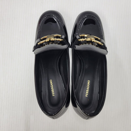 【中古品】【レディース】 Salvatore Ferragamo サルヴァトーレフェラガモ 0769316 MARLENA マルレナ 靴 シューズ ハイヒール パンプス 183-250902-ma-18-izu サイズ：7 カラー：ブラック 万代Net店
