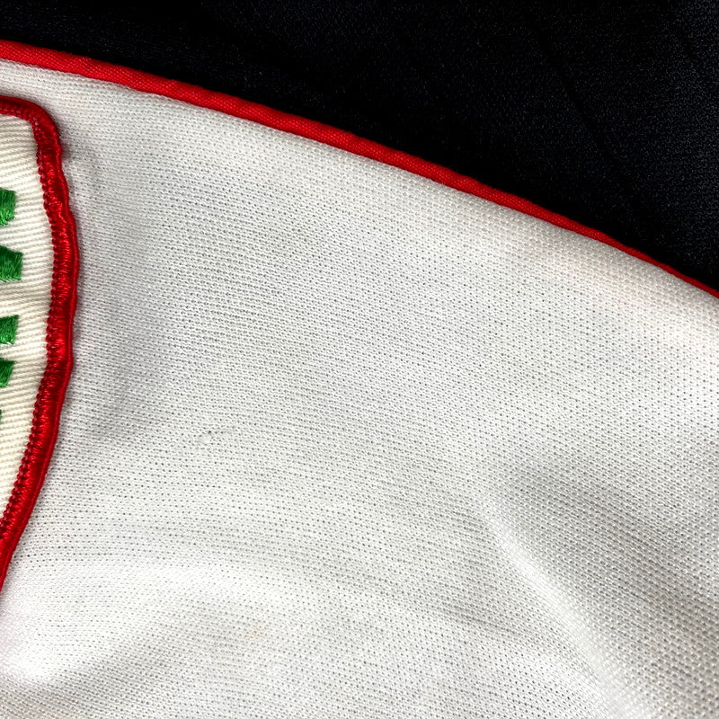 【中古品】【メンズ】 HILTON ヒルトン USA製 70S WAPPEN CUSTOM BOWLING SS SHIRT 70年代 ワッペンカスタムボウリングショートスリーブシャツ トップス 半袖 146-250903-ma-06-izu サイズ：42 カラー：ブラック系 万代Net店