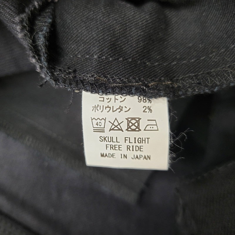 【中古品】【メンズ】 SKULL FLIGHT スカルフライト SS PANTS TYPE6 パンツ ボトムス 156-250909-as-15-izu サイズ：34 カラー：ブラック 万代Net店