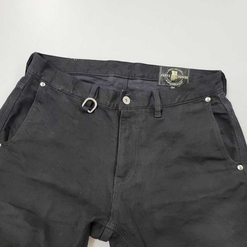 【中古品】【メンズ】 SKULL FLIGHT スカルフライト SS PANTS TYPE6 パンツ ボトムス 156-250909-as-15-izu サイズ：34 カラー：ブラック 万代Net店