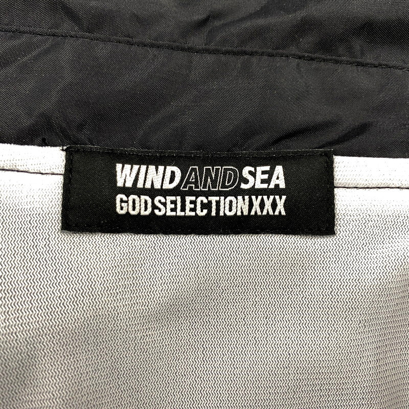 【中古品】【メンズ】 GOD SELECTION XXX×WIND AND SEA ゴッドセレクション トリプルエックス×ウィンダンシー GX-A23-WSJK-02 23AW COACH JACKET コーチジャケット アウター 長袖 142-250903-ma-07-izu サイズ：L カラー：BLACK 万代Net店