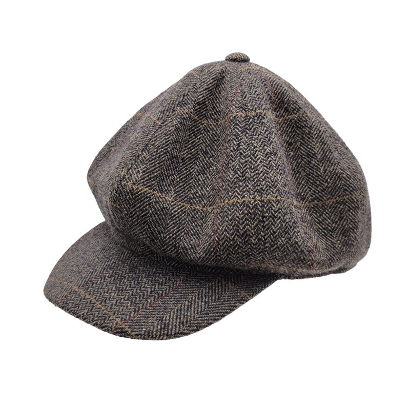 【中古品】【メンズ/レディース】 DAPPER'S ダッパーズ HERRINGBONE WOOL CASQUETTE ヘリンボーン ウール キャスケット 帽子 185-250909-as-17-izu サイズ：L カラー：マルチカラー 万代Net店
