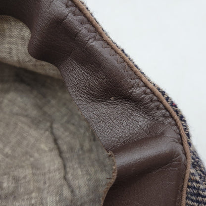 【中古品】【メンズ/レディース】 DAPPER'S ダッパーズ HERRINGBONE WOOL CASQUETTE ヘリンボーン ウール キャスケット 帽子 185-250909-as-17-izu サイズ：L カラー：マルチカラー 万代Net店