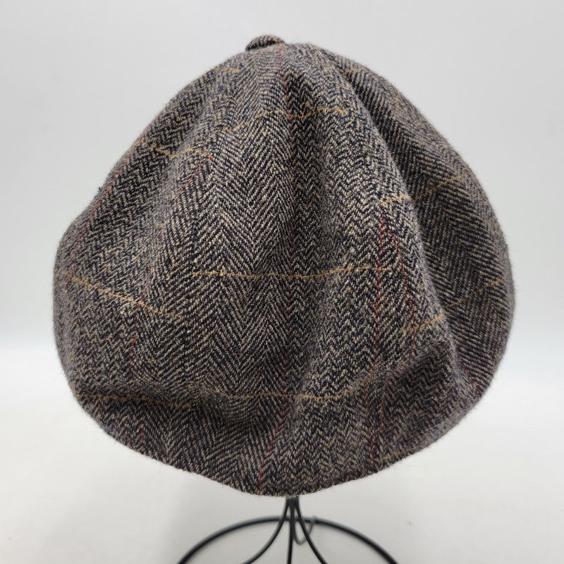 【中古品】【メンズ/レディース】 DAPPER'S ダッパーズ HERRINGBONE WOOL CASQUETTE ヘリンボーン ウール キャスケット 帽子 185-250909-as-17-izu サイズ：L カラー：マルチカラー 万代Net店