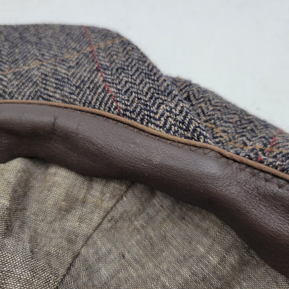【中古品】【メンズ/レディース】 DAPPER'S ダッパーズ HERRINGBONE WOOL CASQUETTE ヘリンボーン ウール キャスケット 帽子 185-250909-as-17-izu サイズ：L カラー：マルチカラー 万代Net店
