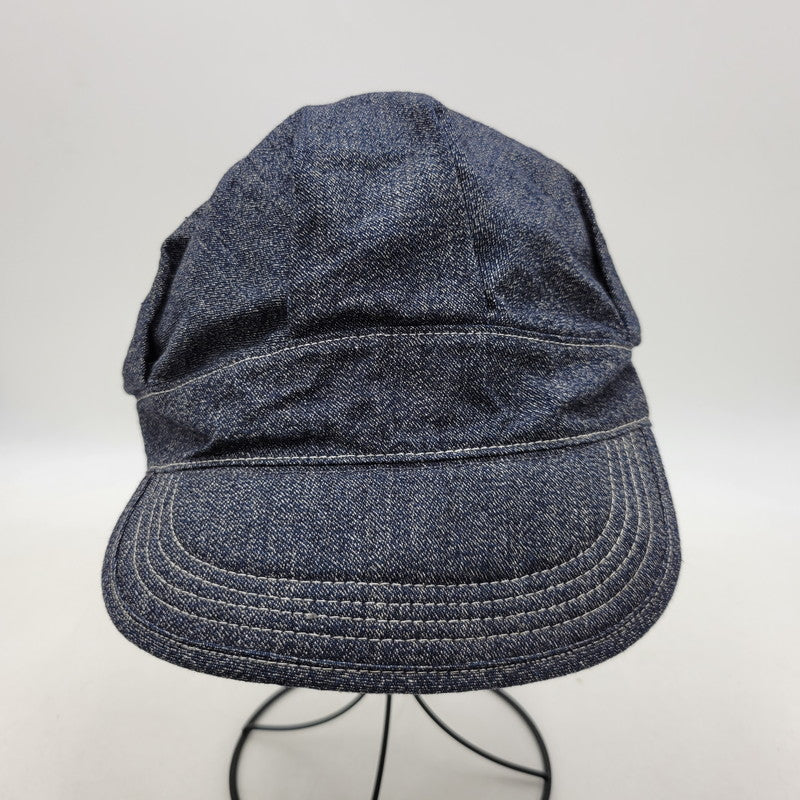 【中古品】【メンズ/レディース】 DAPPER'S ダッパーズ DENIM WORK CAP デニム ワーク キャップ 帽子 185-250909-as-18-izu サイズ：L カラー：ネイビー系 万代Net店