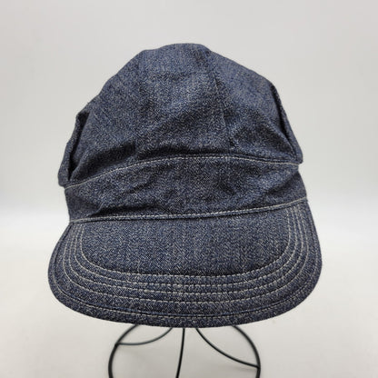 【中古品】【メンズ/レディース】 DAPPER'S ダッパーズ DENIM WORK CAP デニム ワーク キャップ 帽子 185-250909-as-18-izu サイズ：L カラー：ネイビー系 万代Net店