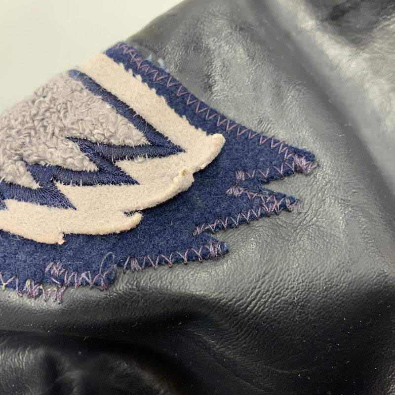 【中古品】【メンズ】 NEFF ネフ USA製 WAPPEN STADIUM JACKET ワッペン スウェット ジャケット アウター 146-250904-rk-13-izu サイズ：XL カラー：グレー×ブラック 万代Net店