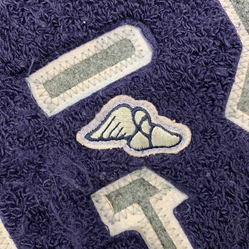 【中古品】【メンズ】 NEFF ネフ USA製 WAPPEN STADIUM JACKET ワッペン スウェット ジャケット アウター 146-250904-rk-13-izu サイズ：XL カラー：グレー×ブラック 万代Net店