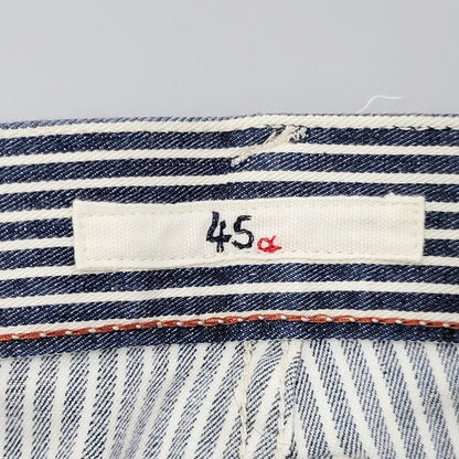 【中古品】【メンズ】 45R フォーティーファイブアール 4056022 HICKORY DENIM PANTS ヒッコリーデニムパンツ ズボン ボトムス 156-250910-ma-06-izu サイズ：32 カラー：STRIPE 万代Net店
