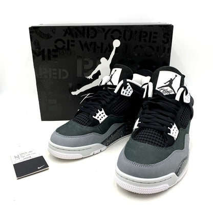【中古美品】【メンズ】 NIKE ナイキ FQ8138-002 AIR JORDAN 4 RETRO エアジョーダン 4 レトロ 靴 スニーカー シューズ 160-250903-ma-16-izu サイズ：28cm カラー：FEAR 万代Net店