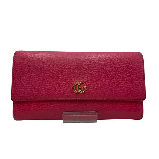 【現状渡し品】【メンズ/レディース】 GUCCI グッチ 456116 ダブルG コンチネンタルウォレット 財布 181-250904-rk-03-izu カラー：ピンク 万代Net店