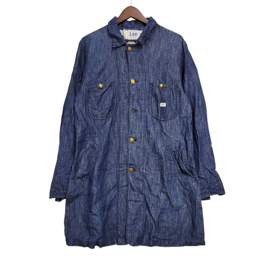 【中古品】【メンズ】 Lee リー LT0559 DENIM SHOP COAT デニムショップ コート アウター 長袖 147-250910-ma-04-izu サイズ：L カラー：インディゴ 万代Net店