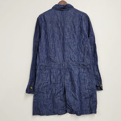 【中古品】【メンズ】 Lee リー LT0559 DENIM SHOP COAT デニムショップ コート アウター 長袖 147-250910-ma-04-izu サイズ：L カラー：インディゴ 万代Net店