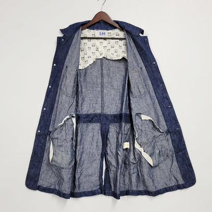 【中古品】【メンズ】 Lee リー LT0559 DENIM SHOP COAT デニムショップ コート アウター 長袖 147-250910-ma-04-izu サイズ：L カラー：インディゴ 万代Net店