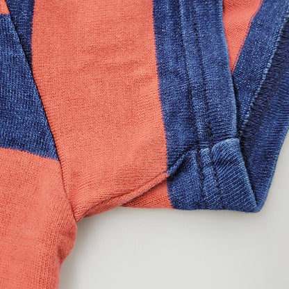 【中古品】【メンズ】 VISVIM ビズビム 0115205010028 SS BIG BORDER TEE ショートスリーブ ビッグボーダーT トップス 半袖 140-250910-ma-05-izu サイズ：3 カラー：インディゴ×レッド 万代Net店