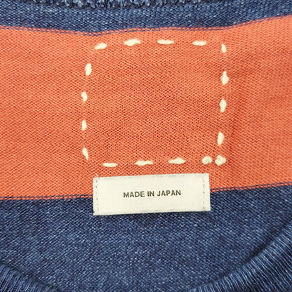 【中古品】【メンズ】 VISVIM ビズビム 0115205010028 SS BIG BORDER TEE ショートスリーブ ビッグボーダーT トップス 半袖 140-250910-ma-05-izu サイズ：3 カラー：インディゴ×レッド 万代Net店