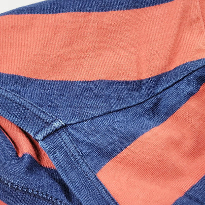 【中古品】【メンズ】 VISVIM ビズビム 0115205010028 SS BIG BORDER TEE ショートスリーブ ビッグボーダーT トップス 半袖 140-250910-ma-05-izu サイズ：3 カラー：インディゴ×レッド 万代Net店