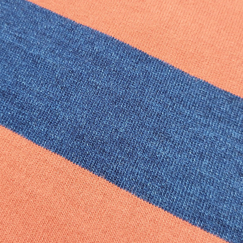 【中古品】【メンズ】 VISVIM ビズビム 0115205010028 SS BIG BORDER TEE ショートスリーブ ビッグボーダーT トップス 半袖 140-250910-ma-05-izu サイズ：3 カラー：インディゴ×レッド 万代Net店