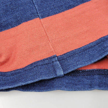 【中古品】【メンズ】 VISVIM ビズビム 0115205010028 SS BIG BORDER TEE ショートスリーブ ビッグボーダーT トップス 半袖 140-250910-ma-05-izu サイズ：3 カラー：インディゴ×レッド 万代Net店