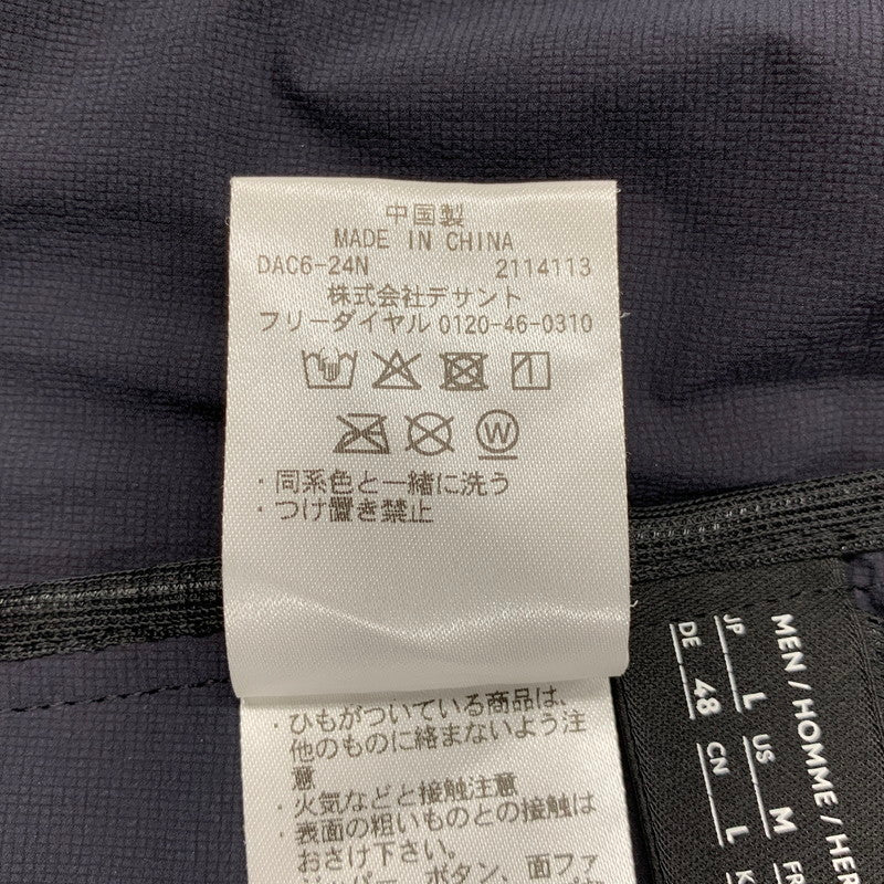 【中古品】【メンズ】 DESCENTE ALLTERRAIN デサント オルテライン UNTRIMMED JACKET DU5SJKA4M アントリムドジャケット アウター 144-250904-as-09-izu サイズ：L カラー：ブラック 万代Net店