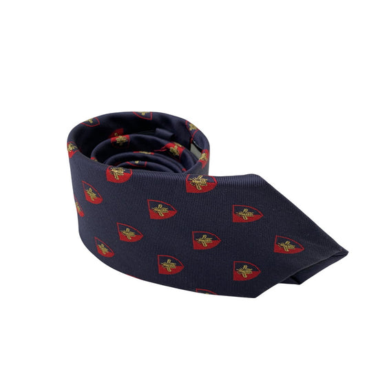 【中古品】【メンズ】 GUCCI グッチ EMBLEM BEE NECKTIE エンブレム ミツバチ ネクタイ 183-250904-rk-06-izu カラー：ネイビー 万代Net店