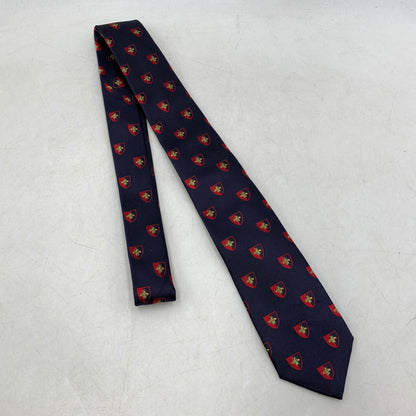 【中古品】【メンズ】 EMBLEM BEE NECKTIE エンブレム ミツバチ ネクタイ 183-250904-rk-06-izu カラー：ネイビー 万代Net店