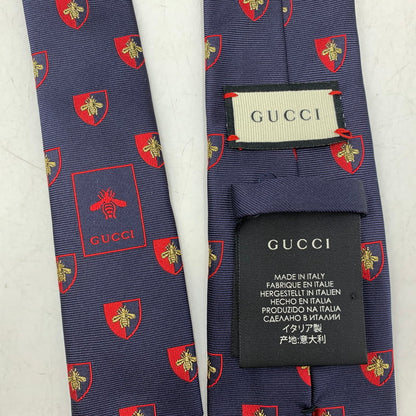 【中古品】【メンズ】 EMBLEM BEE NECKTIE エンブレム ミツバチ ネクタイ 183-250904-rk-06-izu カラー：ネイビー 万代Net店