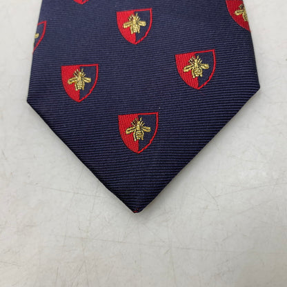 【中古品】【メンズ】 EMBLEM BEE NECKTIE エンブレム ミツバチ ネクタイ 183-250904-rk-06-izu カラー：ネイビー 万代Net店