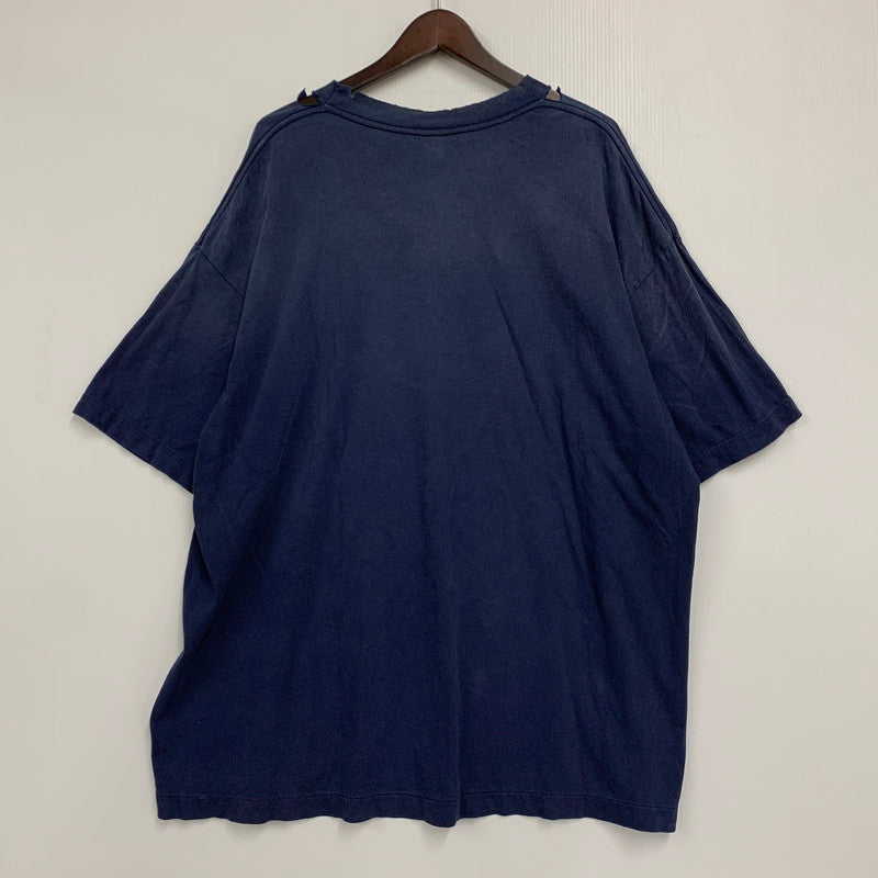 【中古品】【メンズ】 SAINT MICHAEL セントマイケル × NEIGHBORHOOD ネイバーフッド STHD.SS TEE SM-HR8-0000-C71 ショートスリーブ Tシャツ 半袖 トップス 142-250904-as-08-izu サイズ：XXL カラー：ネイビー 万代Net店