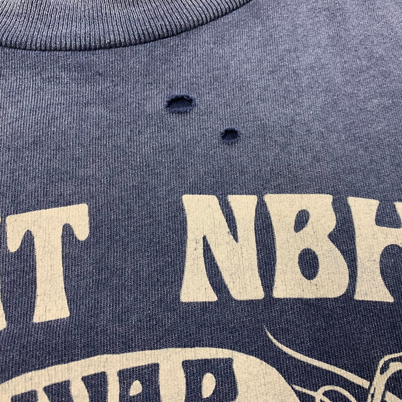 【中古品】【メンズ】 SAINT MICHAEL セントマイケル × NEIGHBORHOOD ネイバーフッド STHD.SS TEE SM-HR8-0000-C71 ショートスリーブ Tシャツ 半袖 トップス 142-250904-as-08-izu サイズ：XXL カラー：ネイビー 万代Net店