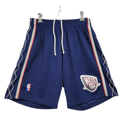 【中古品】【メンズ】 MITCHELL&NESS ミッチェルアンドネス NBA BROOKLYN NETS MESH SHORT エヌビーエー ブルックリンネッツ メッシュショーツ ズボン パンツ ボトムス 159-250910-ma-13-izu サイズ：M カラー：ネイビー 万代Net店