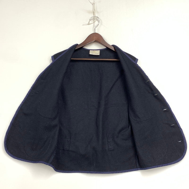【中古品】【メンズ】 Yarmo ヤーモ YAR-09AWV1 英国製 WOOL VEST ウール ベスト トップス 141-250911-ya-09-izu サイズ：44 カラー：ネイビー 万代Net店