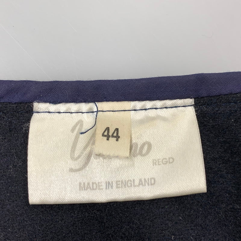 【中古品】【メンズ】 Yarmo ヤーモ YAR-09AWV1 英国製 WOOL VEST ウール ベスト トップス 141-250911-ya-09-izu サイズ：44 カラー：ネイビー 万代Net店