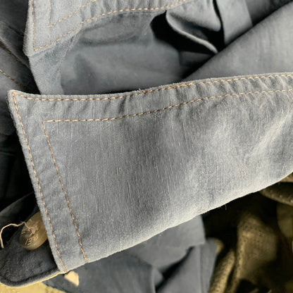 【中古品】【メンズ】 REI レイ 香港製 NYLON GIMMICK SHIRT ナイロン ギミック シャツ トップス 長袖 146-250911-ya-11-izu サイズ：XXL カラー：ブルー系 万代Net店