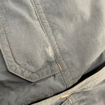 【中古品】【メンズ】 REI レイ 香港製 NYLON GIMMICK SHIRT ナイロン ギミック シャツ トップス 長袖 146-250911-ya-11-izu サイズ：XXL カラー：ブルー系 万代Net店