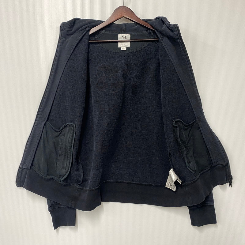 【中古品】【メンズ】 Y-3 ワイスリー FN3363 M CLASSIC BACK LOGO FULL-ZIP HOODIE エム クラシックバックロゴフルジップフーディー トップス パーカー 長袖 140-250905-ma-08-izu サイズ：L カラー：BLACK 万代Net店