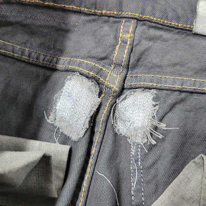 【現状渡し品】【メンズ】 Levi's リーバイス SMALL-E BLACK DENIM PANTS ブラックデニムパンツ 刻印581 オレンジタブ ジーンズ ボトムス 157-250911-as-13-izu カラー：ブラック 万代Net店