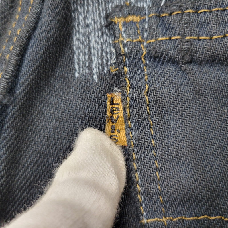 【現状渡し品】【メンズ】 Levi's リーバイス SMALL-E BLACK DENIM PANTS ブラックデニムパンツ 刻印581 オレンジタブ ジーンズ ボトムス 157-250911-as-13-izu カラー：ブラック 万代Net店