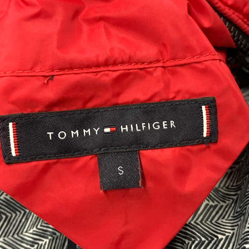 【中古品】【メンズ】 TOMMY HILFIGER トミーヒルフィガー 4500229165 REVERSIBLE HOODED DOWN JACKET リバーシブルフーデッドダウンジャケット アウター 長袖 147-250910-ma-20-izu サイズ：S カラー：レッド/ブラック系 万代Net店