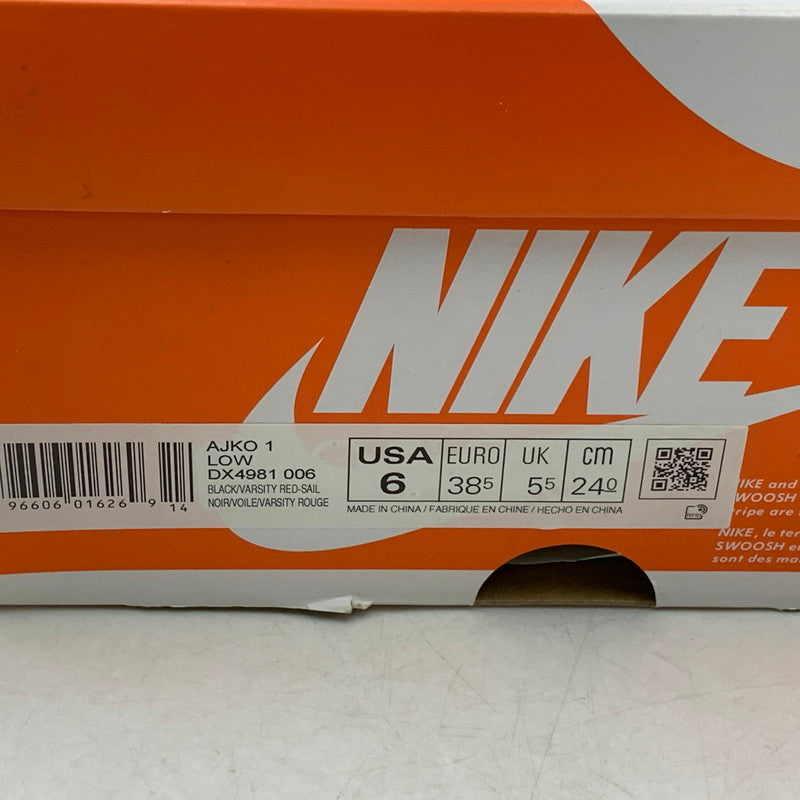 【中古美品】【レディース】 NIKE ナイキ DX4981-006 AIR JORDAN 1 LOW KO エアジョーダン 1 ロー ノックアウト 靴 スニーカー シューズ 166-250910-ma-25-izu サイズ：24cm カラー：BRED 万代Net店