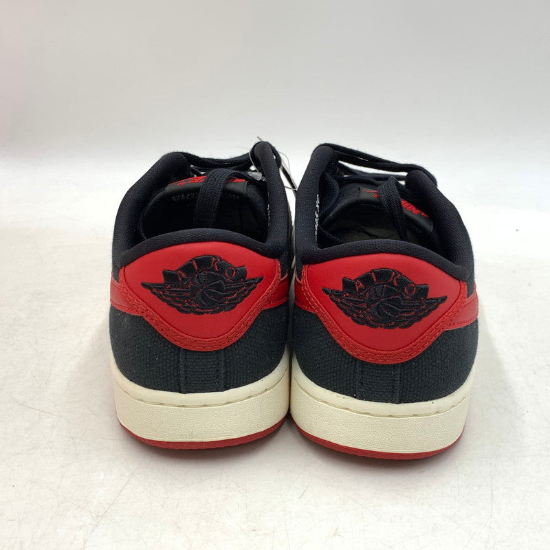 【中古美品】【レディース】 NIKE ナイキ DX4981-006 AIR JORDAN 1 LOW KO エアジョーダン 1 ロー ノックアウト 靴 スニーカー シューズ 166-250910-ma-25-izu サイズ：24cm カラー：BRED 万代Net店