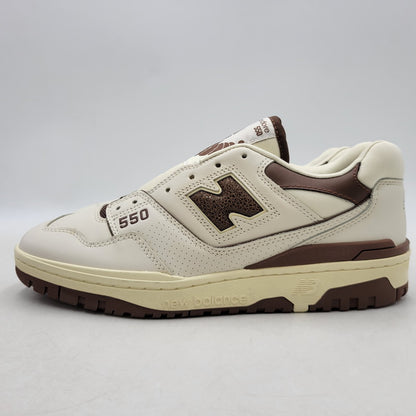 【中古美品】【メンズ】 × AIME’ LEON DORE エメレオンドレ 550 BB550AB1 スニーカー シューズ 靴 162-250906-as-06-izu サイズ：28.5cm カラー：ホワイト×ブラウン 万代Net店