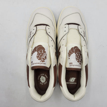 【中古美品】【メンズ】 × AIME’ LEON DORE エメレオンドレ 550 BB550AB1 スニーカー シューズ 靴 162-250906-as-06-izu サイズ：28.5cm カラー：ホワイト×ブラウン 万代Net店