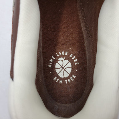 【中古美品】【メンズ】 × AIME’ LEON DORE エメレオンドレ 550 BB550AB1 スニーカー シューズ 靴 162-250906-as-06-izu サイズ：28.5cm カラー：ホワイト×ブラウン 万代Net店