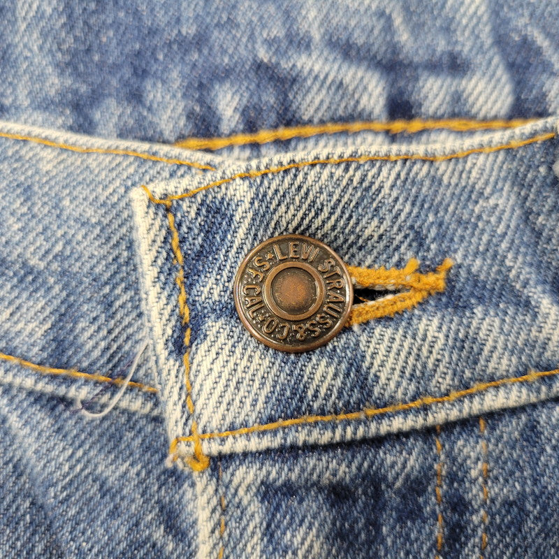 【中古品】【メンズ】 505-0217 USA製 刻印525 91年製 SMALL-E スモール-E 90S DENIM PANTS デニム パンツ ズボン ボトムス 157-250922-ya-09-izu サイズ：29×34 カラー：インディゴ 万代Net店