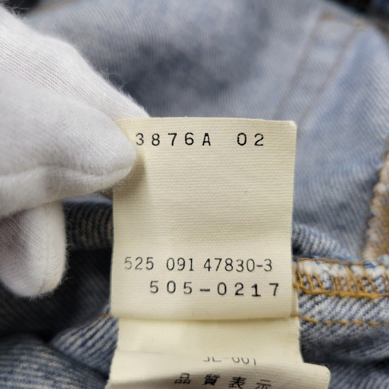 【中古品】【メンズ】 505-0217 USA製 刻印525 91年製 SMALL-E スモール-E 90S DENIM PANTS デニム パンツ ズボン ボトムス 157-250922-ya-09-izu サイズ：29×34 カラー：インディゴ 万代Net店